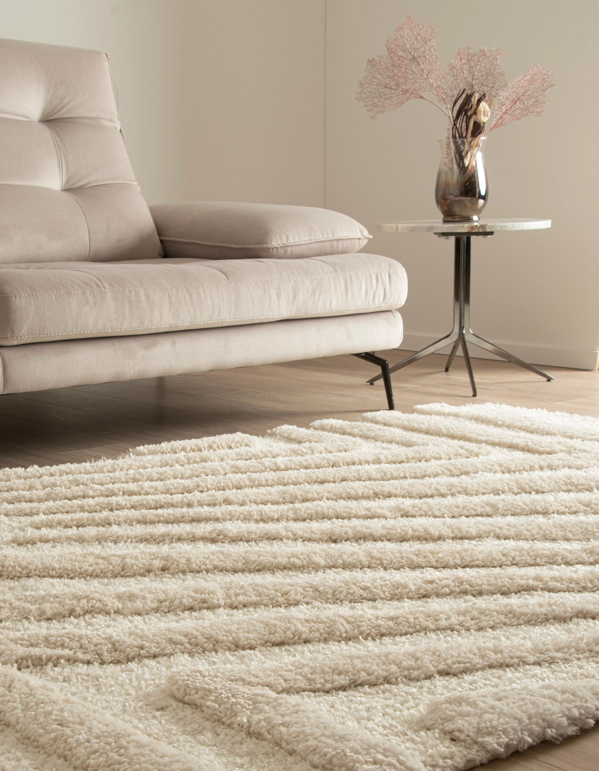 Rechteck Teppich Thun Avis in Weiss von Hadorn™ - Lifestyle Image