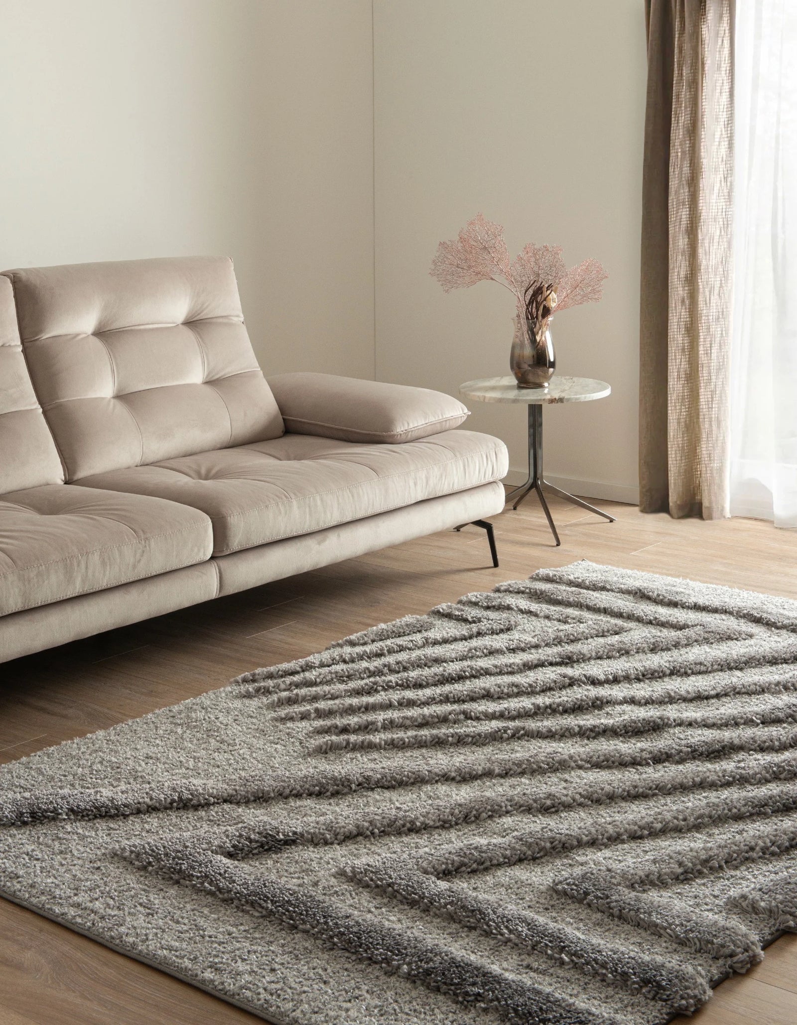 Rechteck Teppich Thun Avis in Grau von Hadorn™ - Lifestyle Image