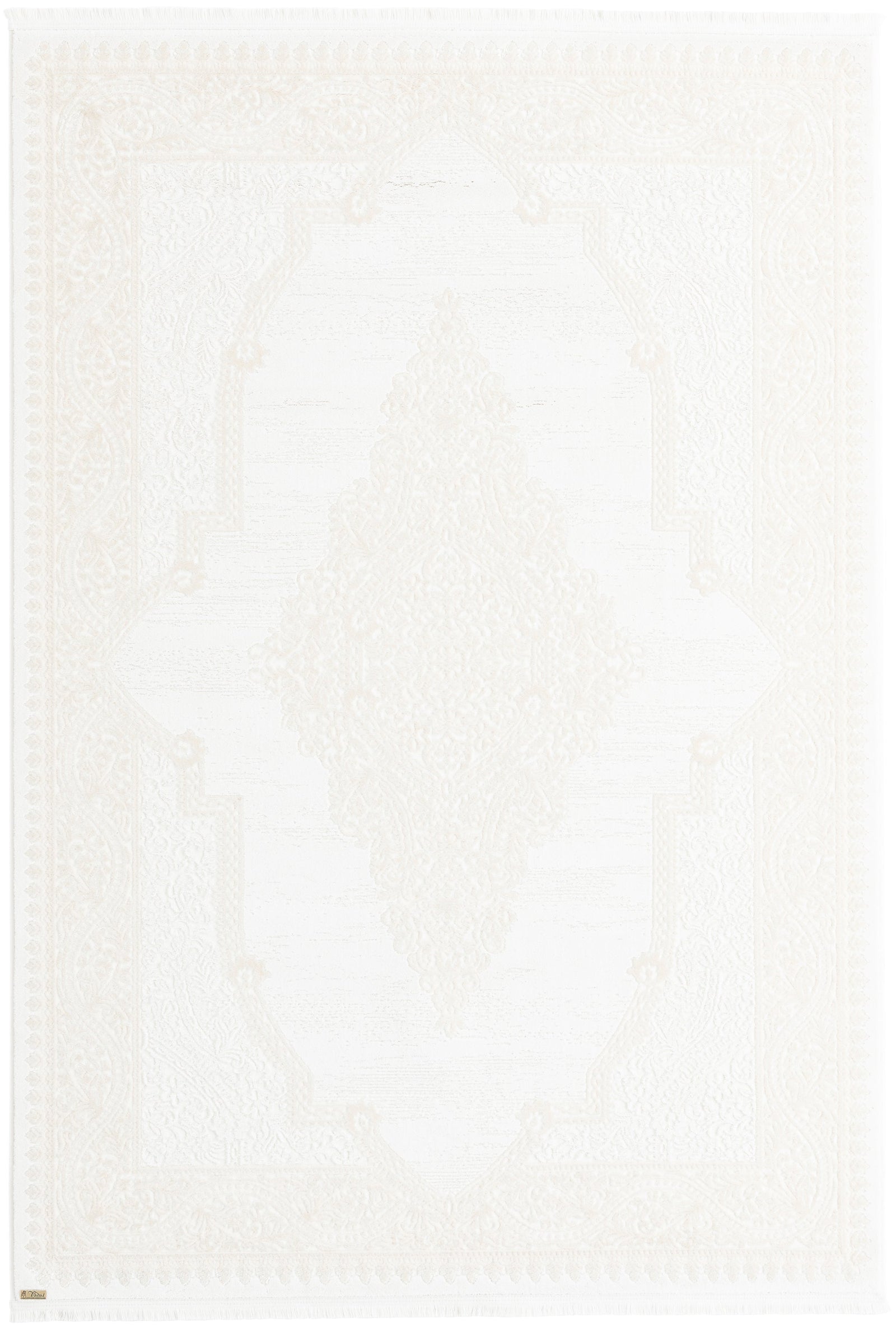 Rechteck Luxus Teppich Lausanne in Weiss von Hadorn™ - Lifestyle Image