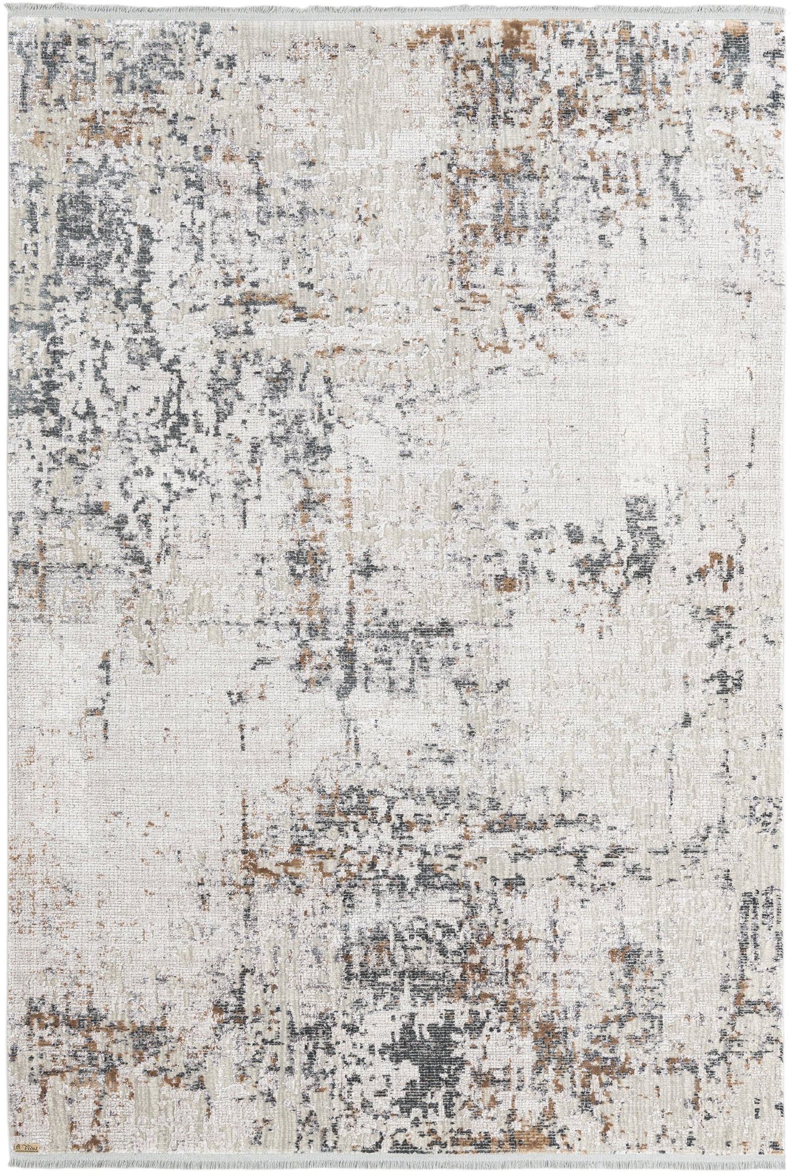 Rechteck Luxus Teppich Basel in Grau von Hadorn™ - Lifestyle Image