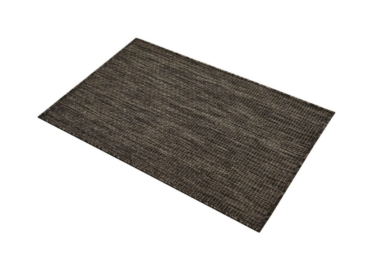Rechteck Outdoor Teppich Tulum Outdoor in Schwarz von Hadorn™ - Lifestyle Image