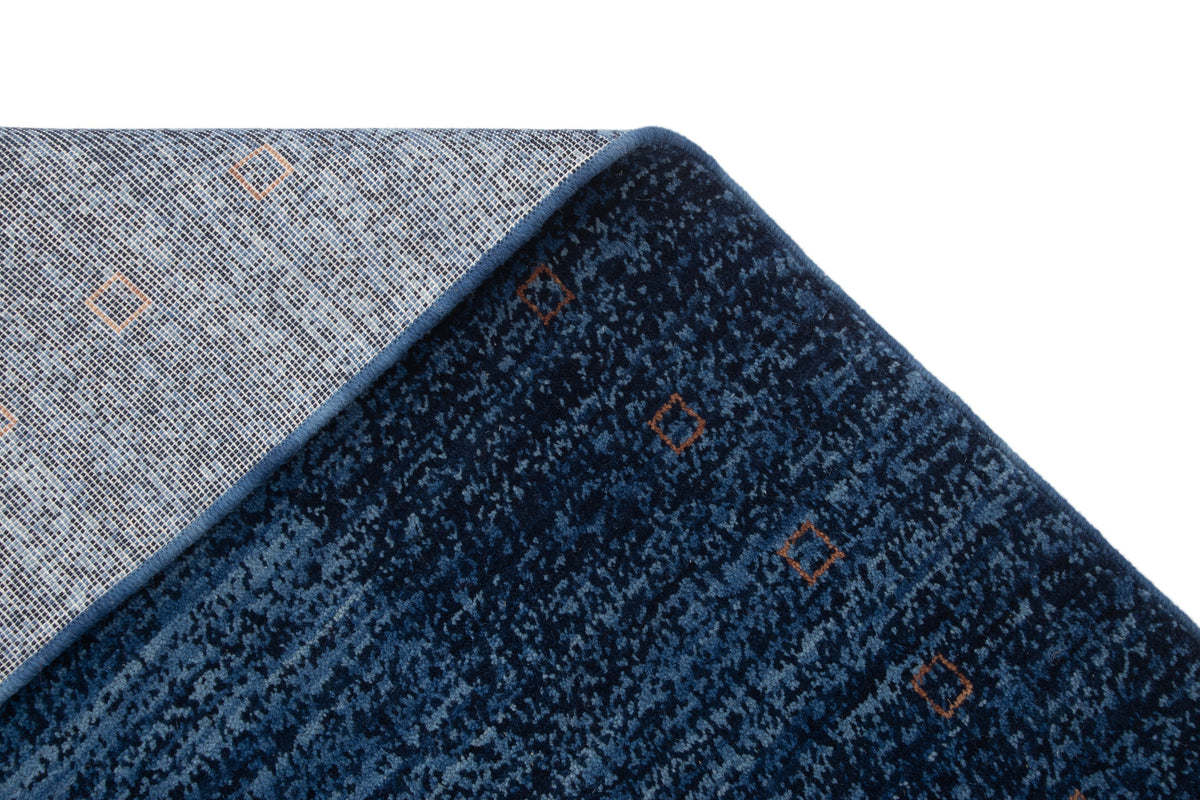 Rechteck Teppich Emmen in Blau von Hadorn™ - Lifestyle Image