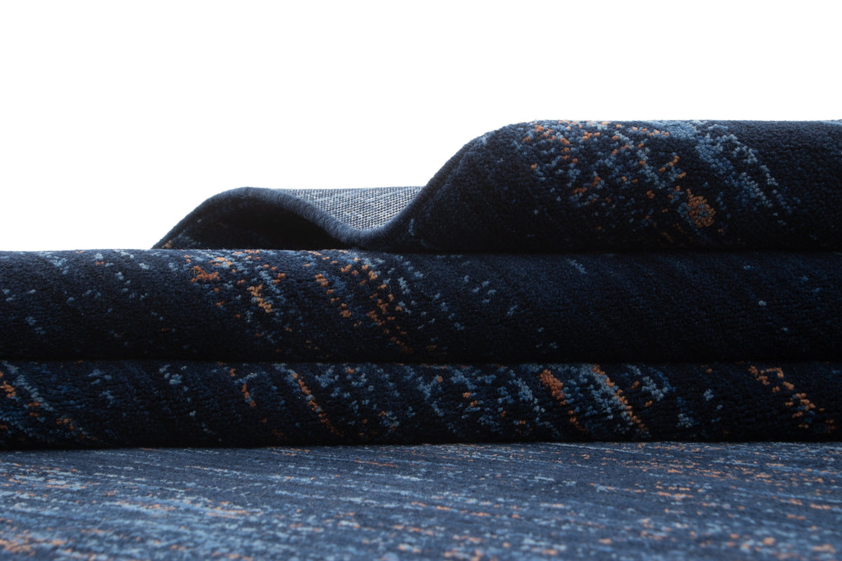 Rechteck Teppich Emmen in Blau von Hadorn™ - Lifestyle Image