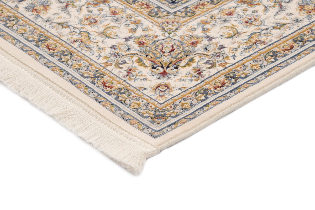 Quadratisch Teppich Moudon in Creme von Hadorn™ - Lifestyle Image