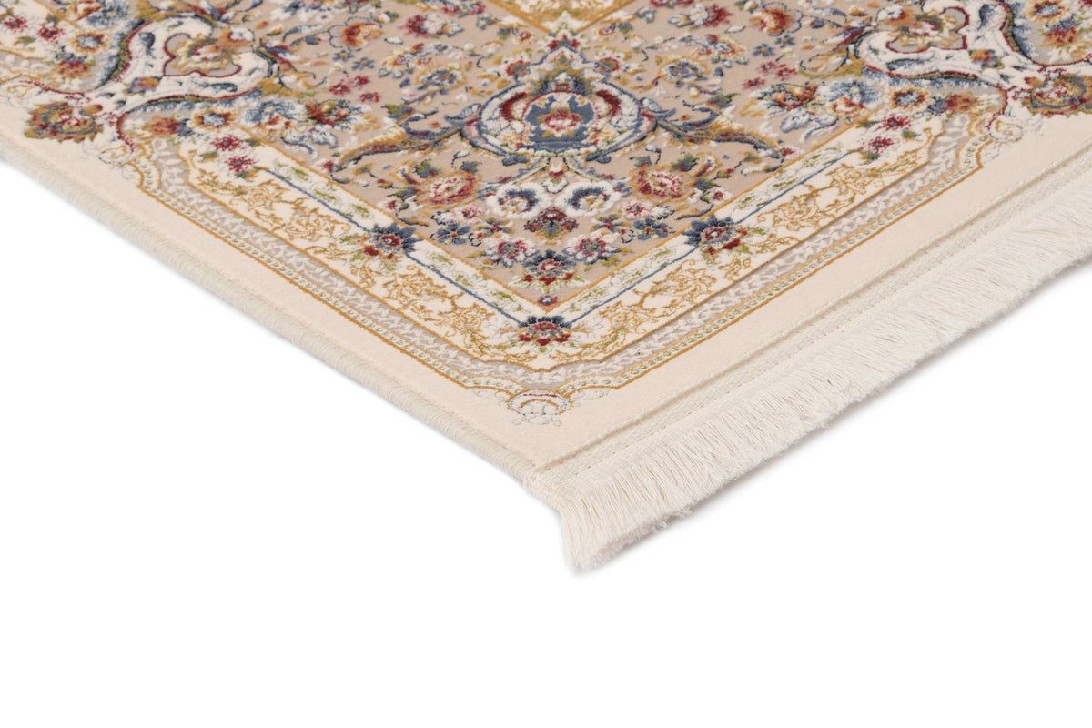 Quadratisch Teppich Moudon in Creme von Hadorn™ - Lifestyle Image