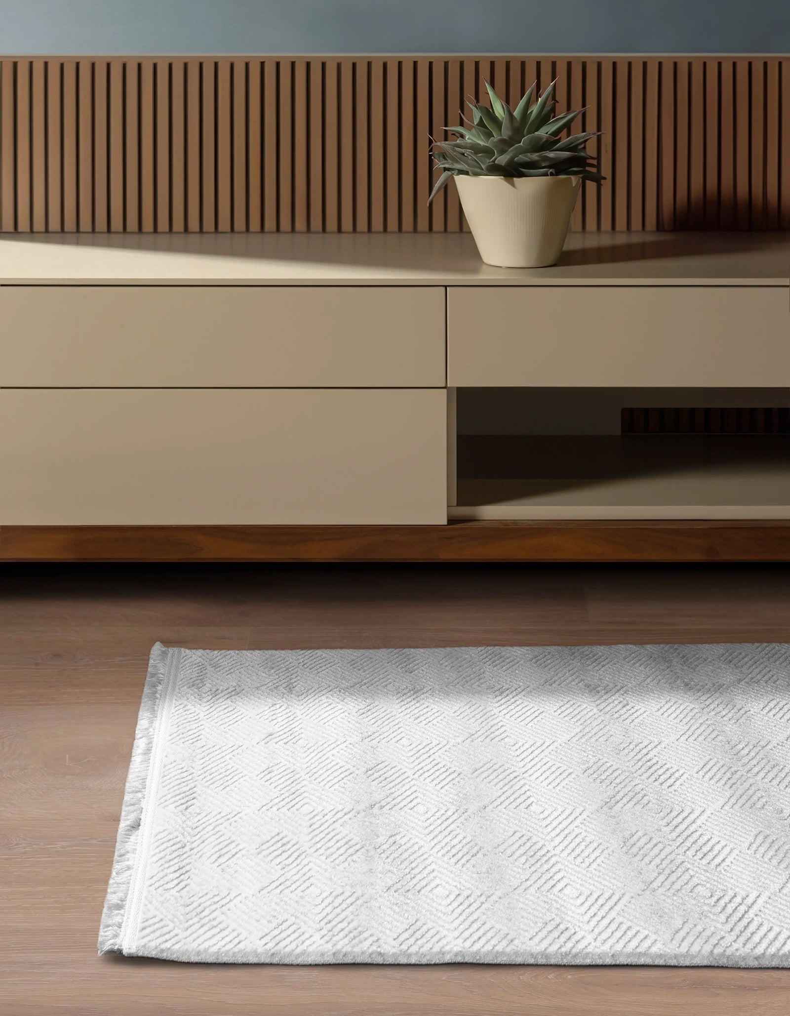 Läufer Teppich Davos Cilia in Grau von Hadorn™ - Lifestyle Image