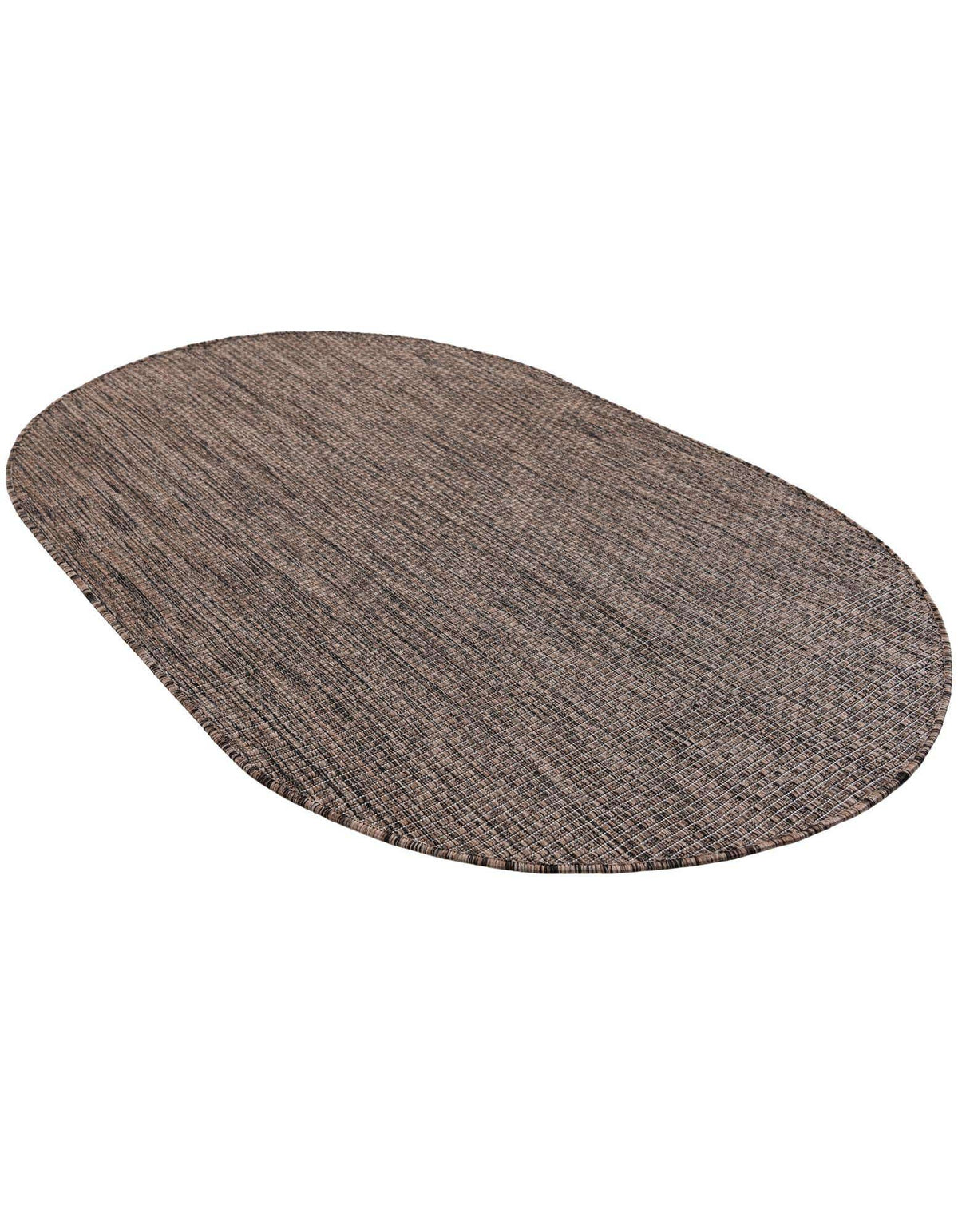 Oval Outdoor Teppich Tulum Outdoor in Hellbraun von Hadorn™ - Lifestyle Image