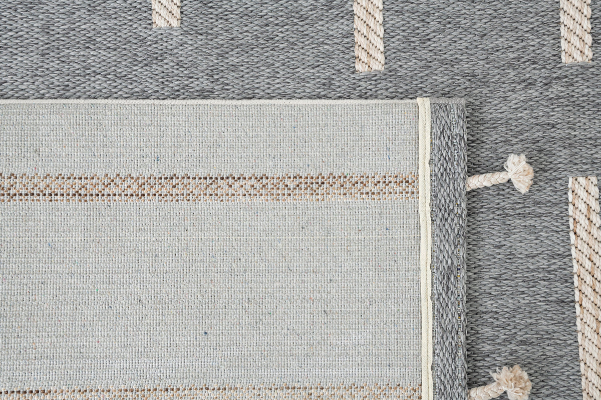 Rechteck Teppich Juniper Boho in Grau von Hadorn™ - Lifestyle Image