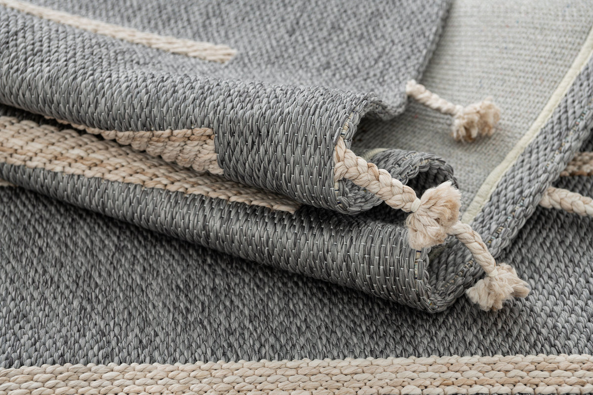 Rechteck Teppich Juniper Boho in Grau von Hadorn™ - Lifestyle Image