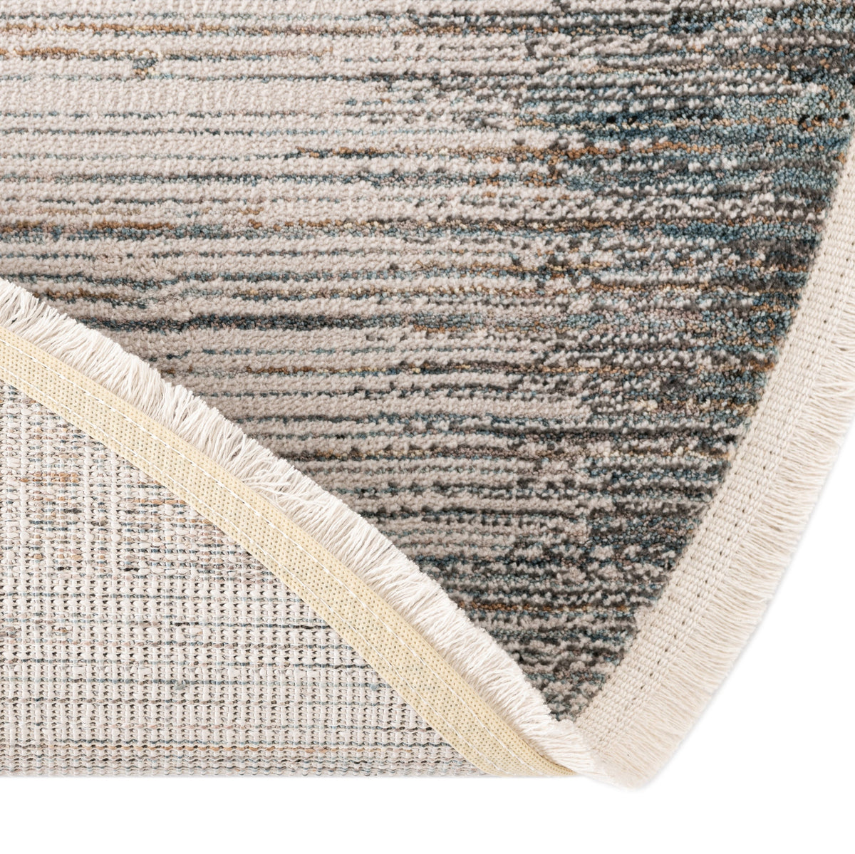 Oval Teppich Zora Blege in Blau von Hadorn™ - Lifestyle Image