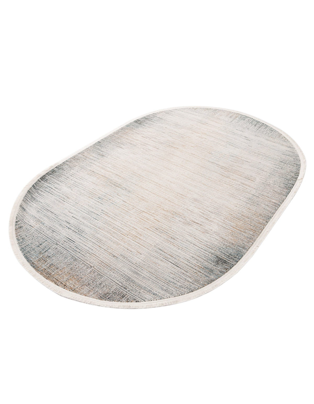 Oval Teppich Zora Blege in Blau von Hadorn™ - Lifestyle Image