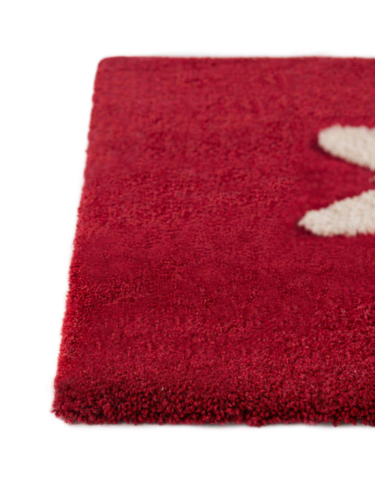 Rechteck Teppich AI Handgetuftet in Rot von Hadorn™ - Lifestyle Image