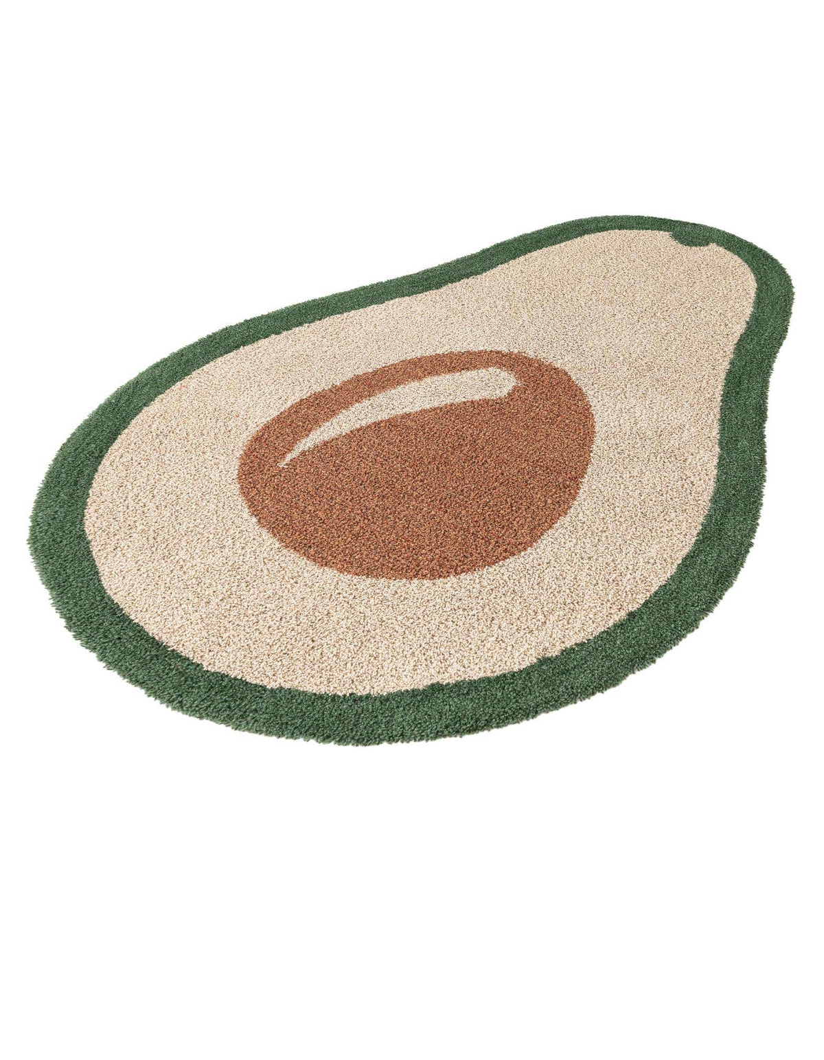 Freiform Teppich AI Handgetuftet in Grün und Elfenbein von Hadorn™ - Lifestyle Image