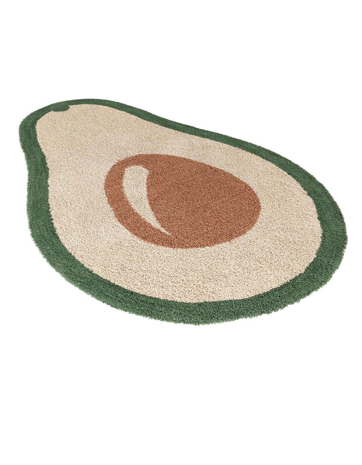 Freiform Teppich AI Handgetuftet in Grün und Elfenbein von Hadorn™ - Lifestyle Image