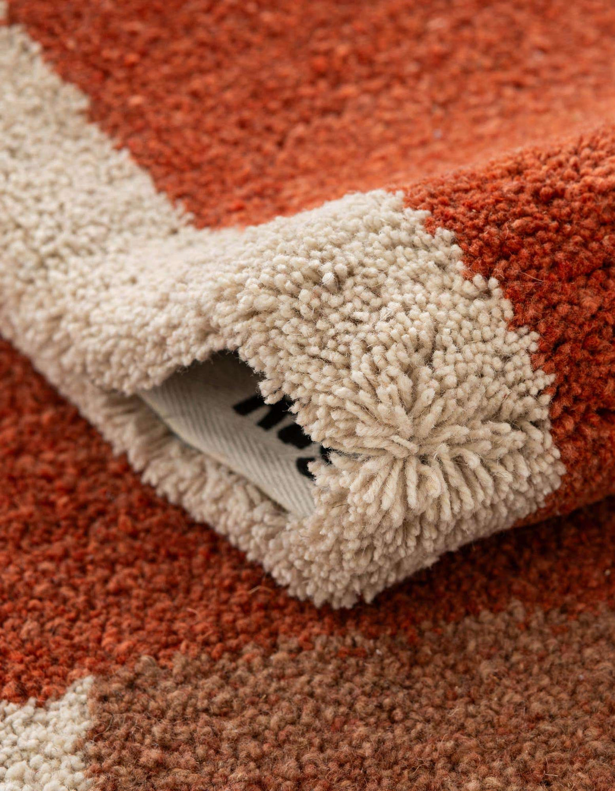 Läufer Teppich AI Handgetuftet in Orange von Hadorn™ - Lifestyle Image