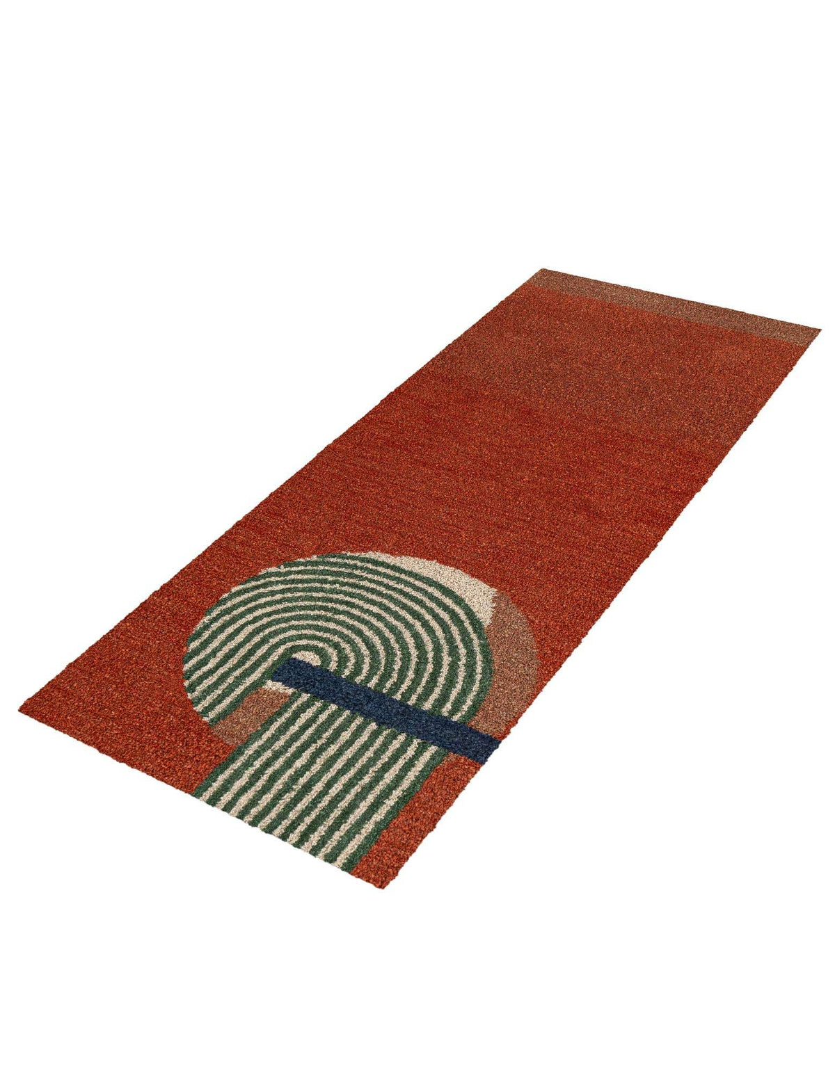 Läufer Teppich AI Handgetuftet in Orange von Hadorn™ - Lifestyle Image