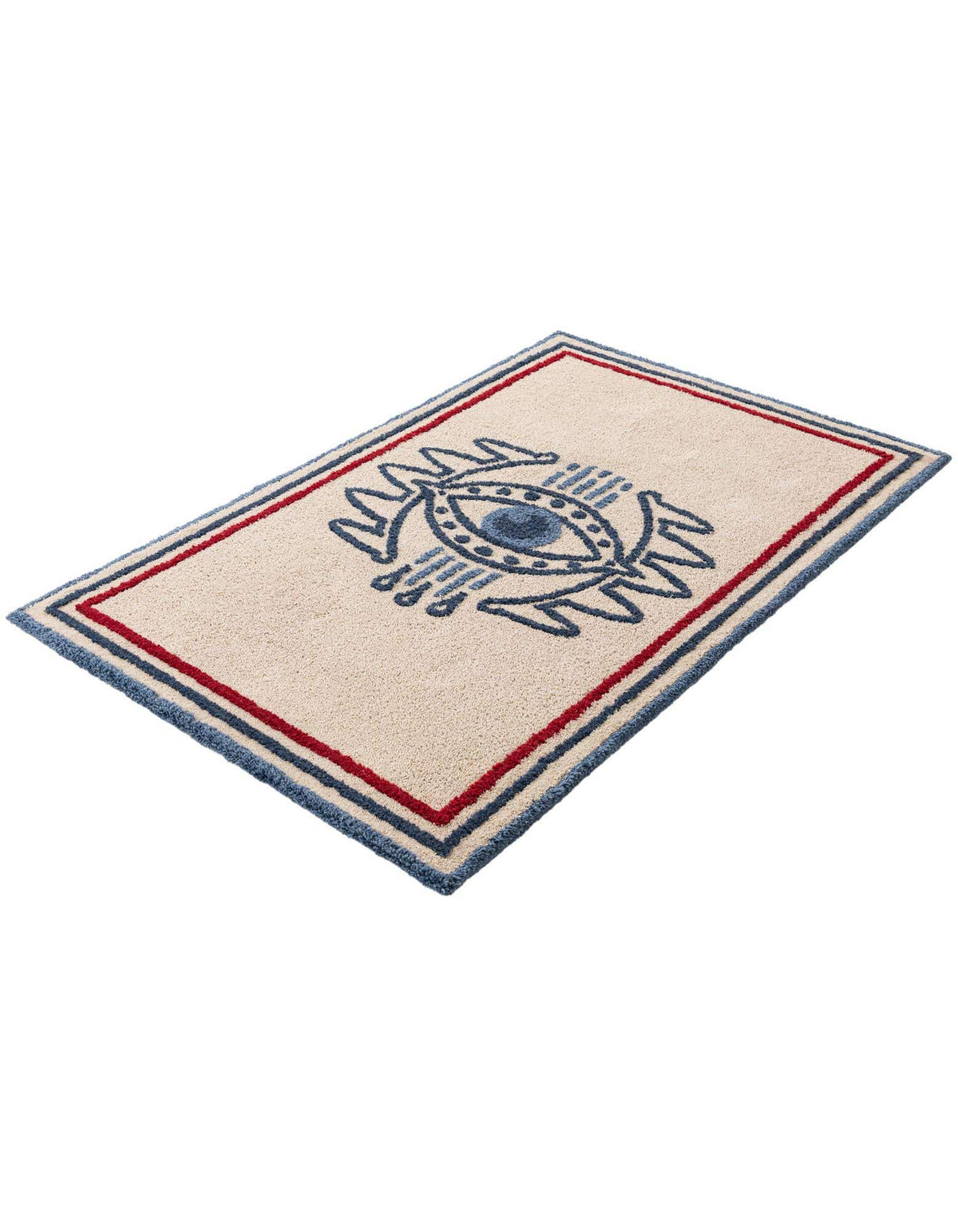 Rechteck Teppich AI Handgetuftet in Elfenbein von Hadorn™ - Lifestyle Image