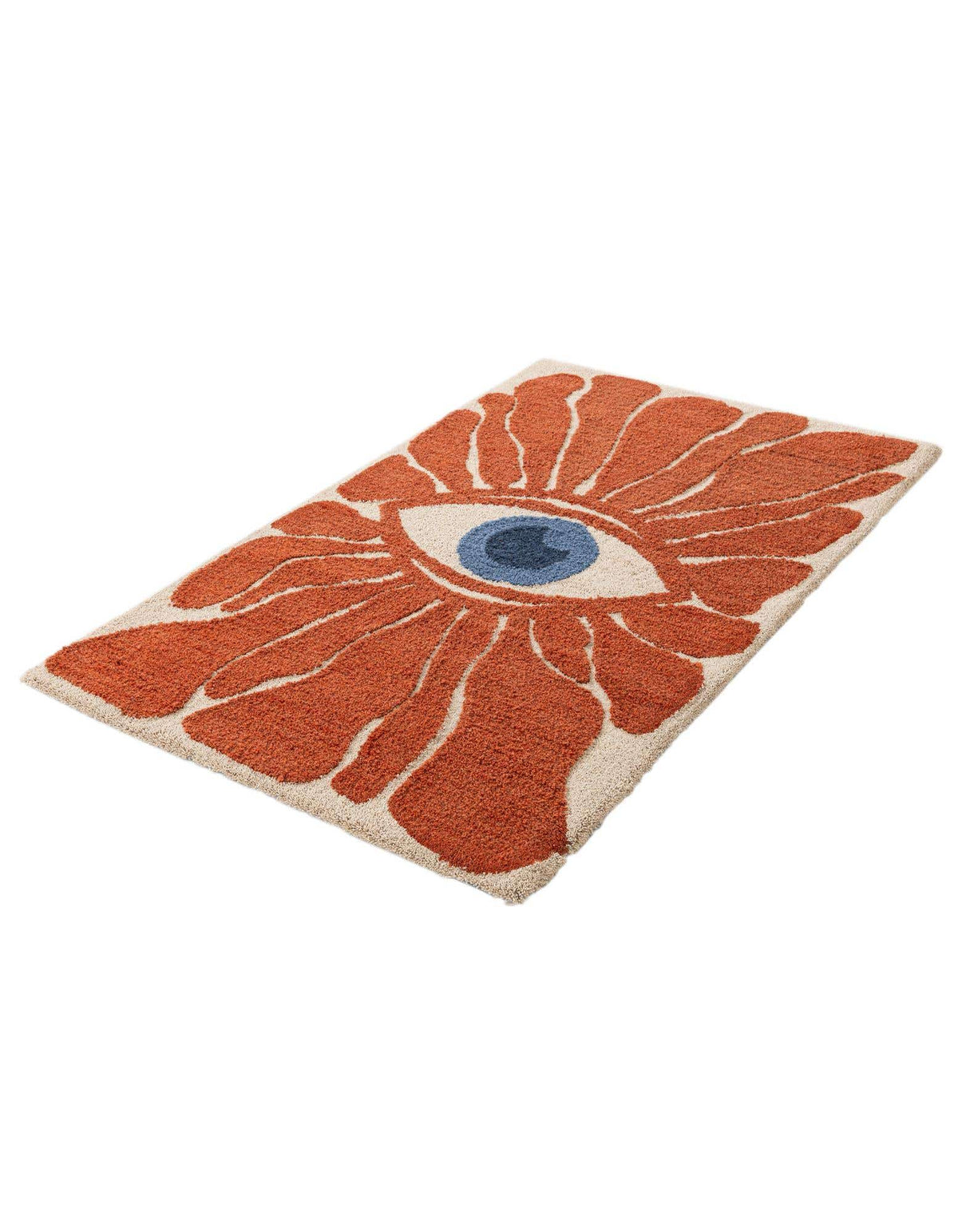 Rechteck Teppich AI Handgetuftet in Orange von Hadorn™ - Lifestyle Image