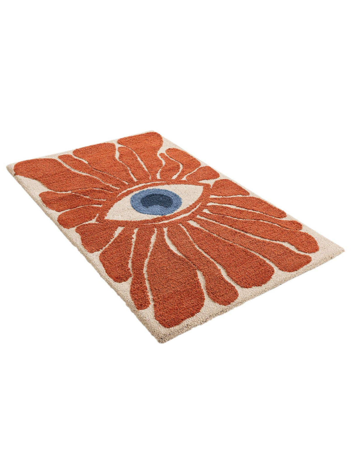 Rechteck Teppich AI Handgetuftet in Orange von Hadorn™ - Lifestyle Image