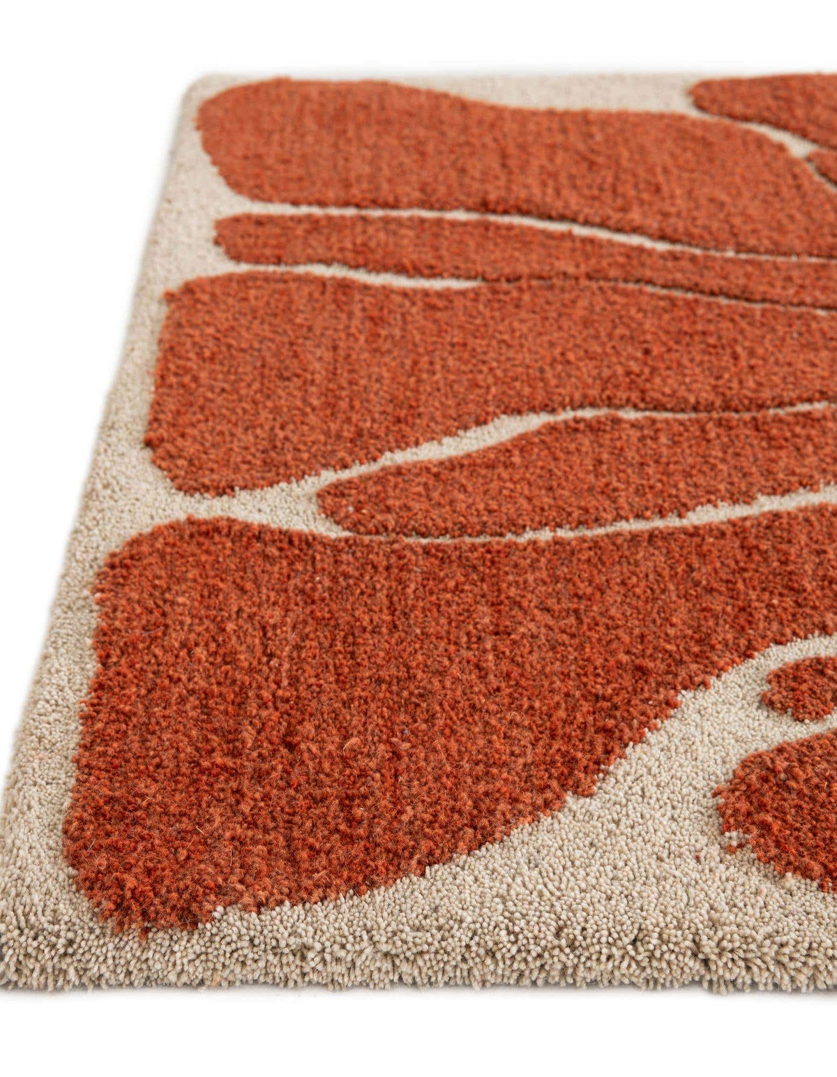 Rechteck Teppich AI Handgetuftet in Orange von Hadorn™ - Lifestyle Image
