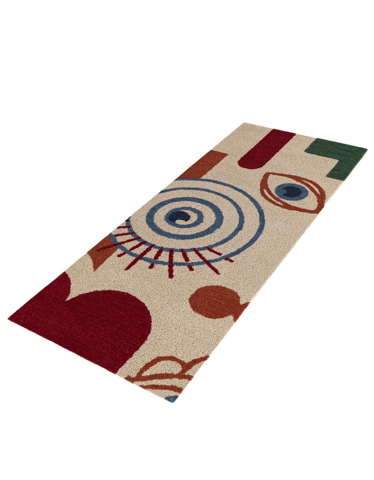 Läufer Teppich AI Handgetuftet in Mehrfarbig von Hadorn™ - Lifestyle Image