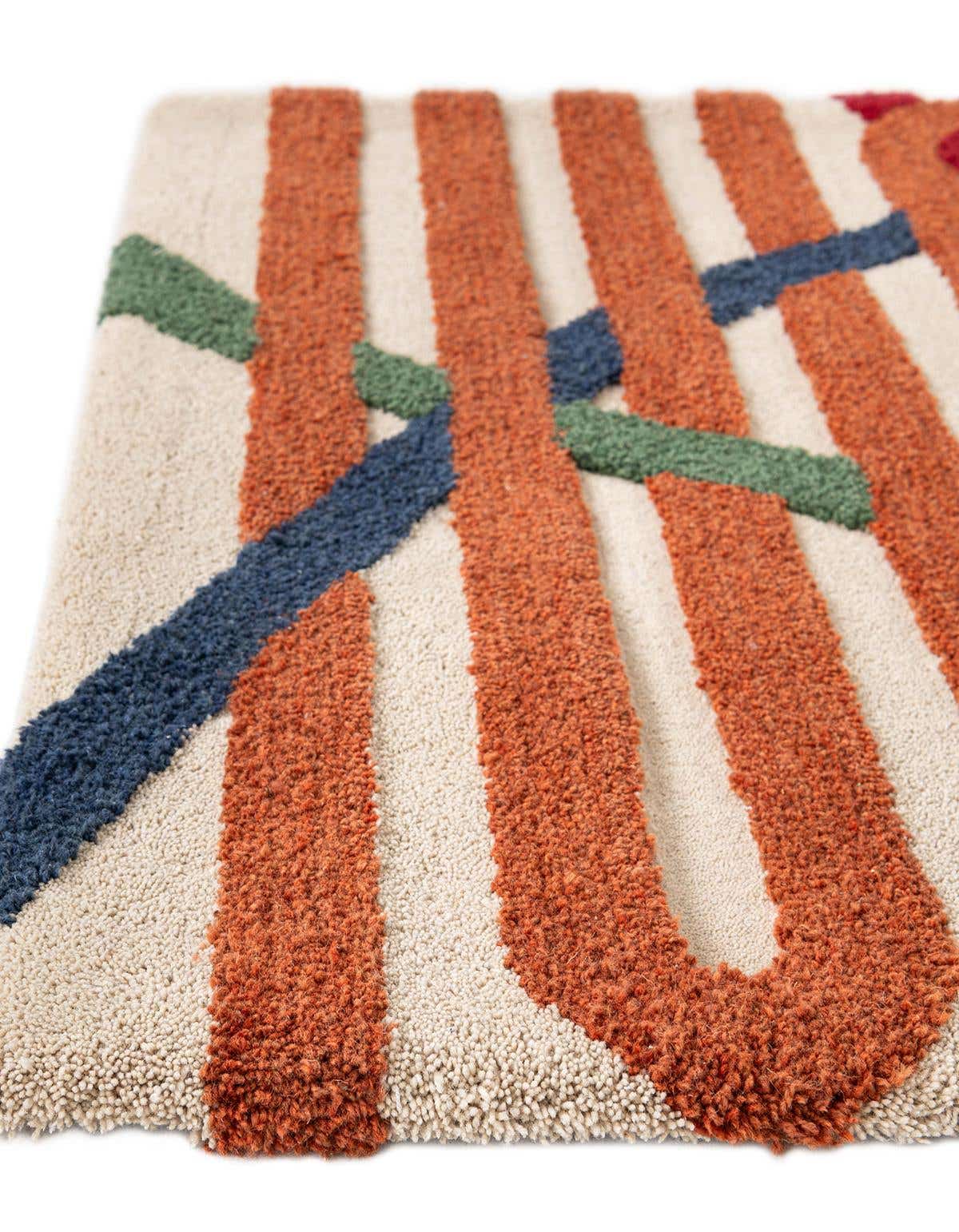 Läufer Teppich AI Handgetuftet in Elfenbein von Hadorn™ - Lifestyle Image