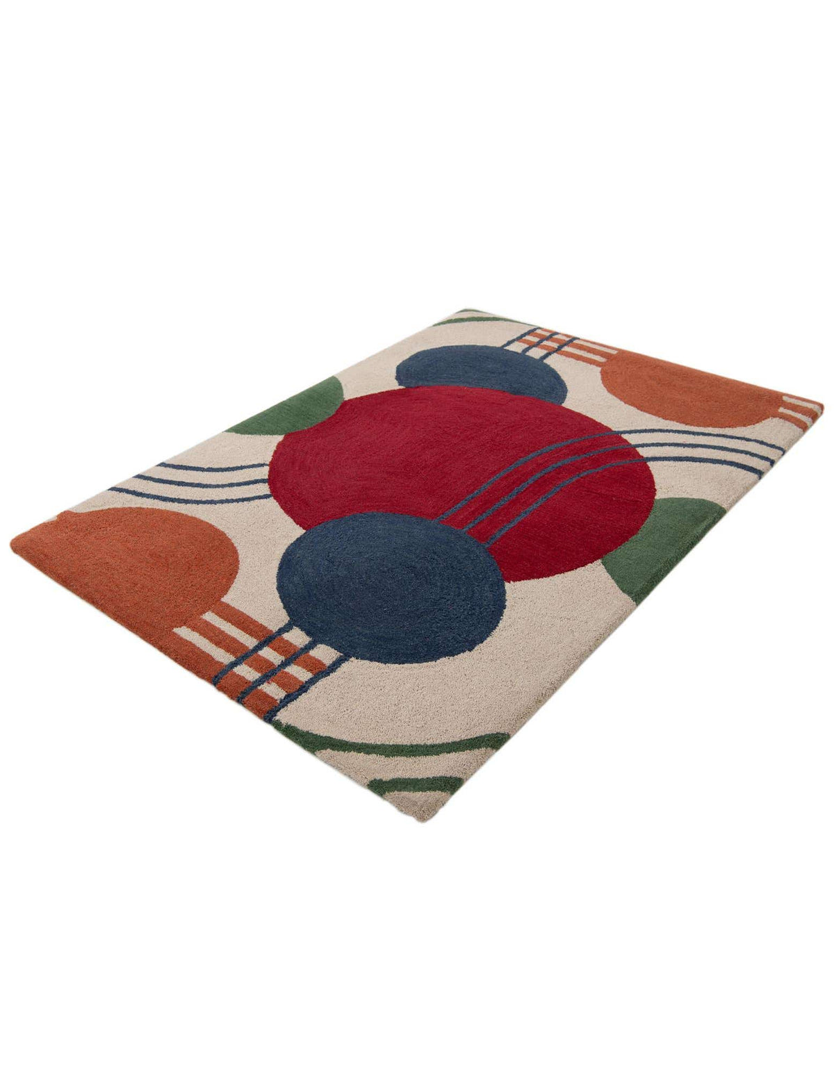 Rechteck Teppich AI Handgetuftet in Mehrfarbig von Hadorn™ - Lifestyle Image