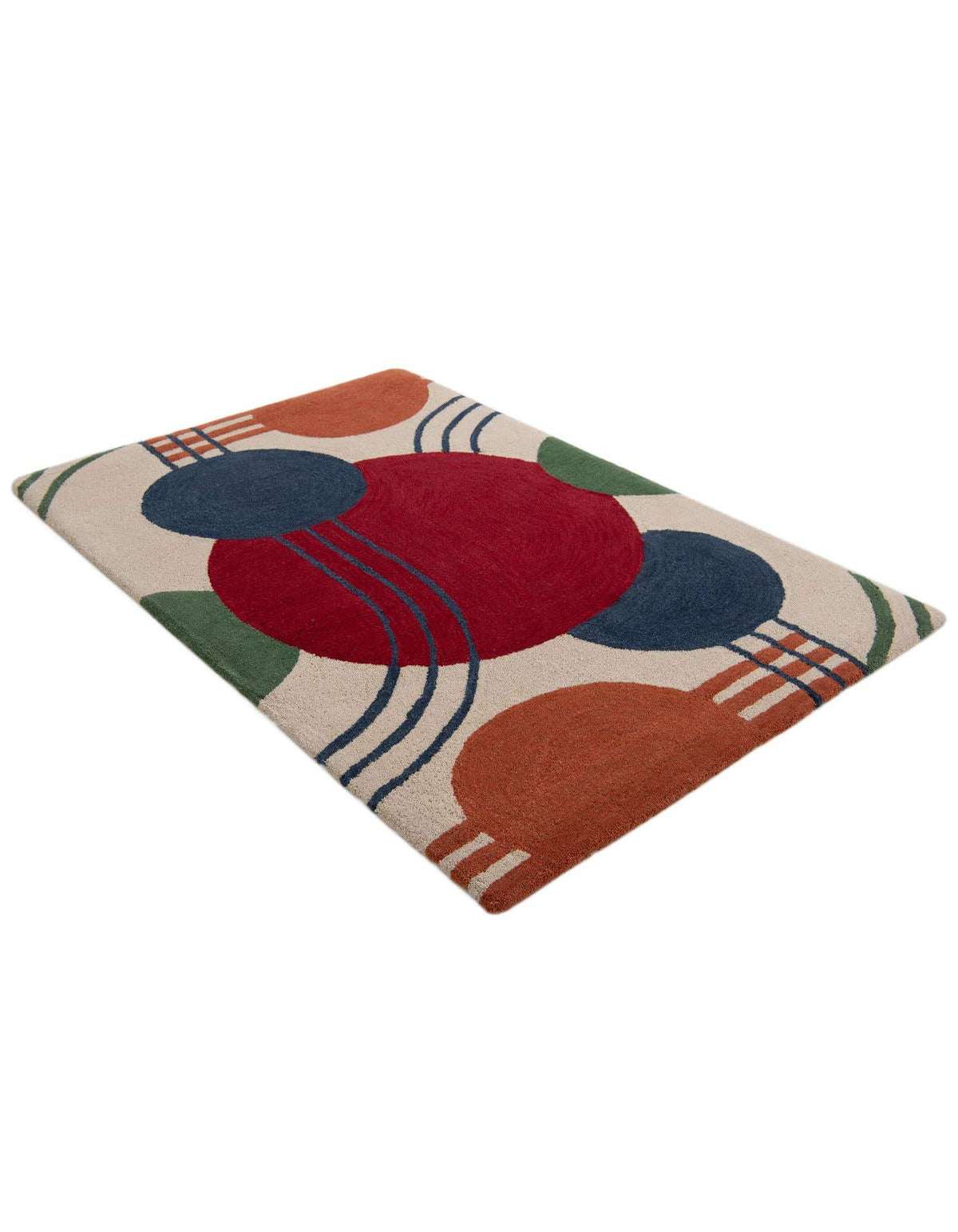 Rechteck Teppich AI Handgetuftet in Mehrfarbig von Hadorn™ - Lifestyle Image