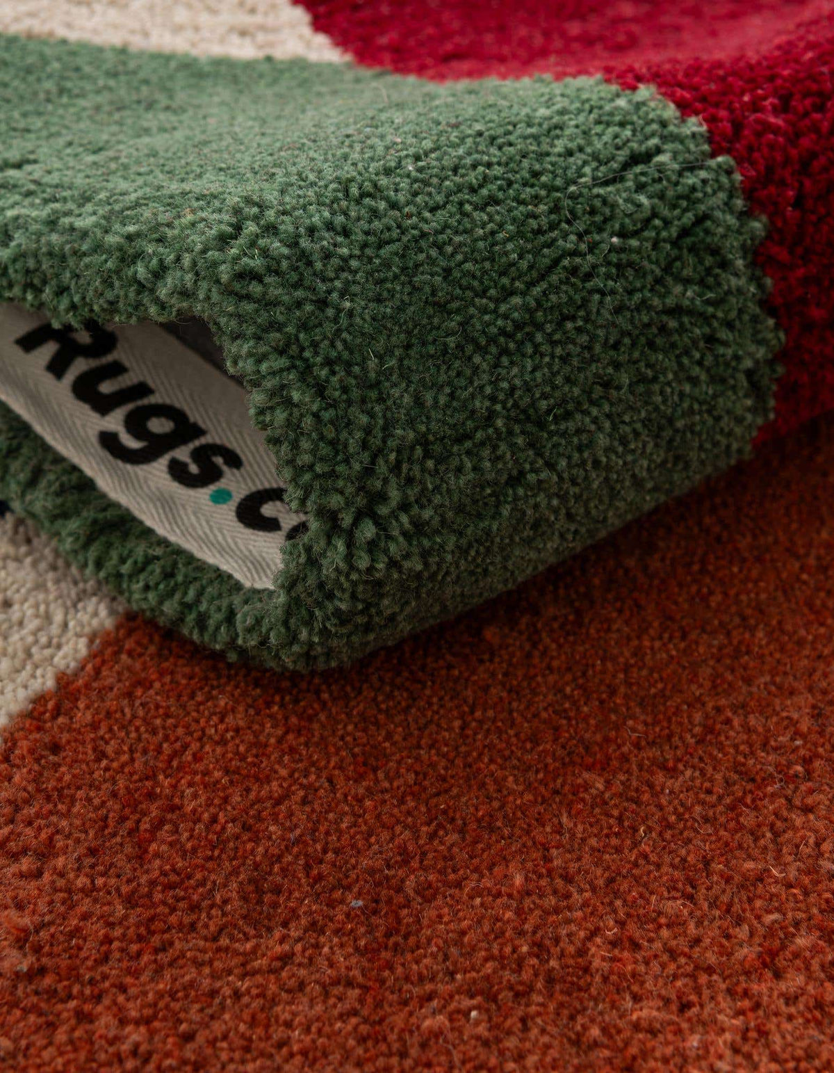 Rechteck Teppich AI Handgetuftet in Mehrfarbig von Hadorn™ - Lifestyle Image