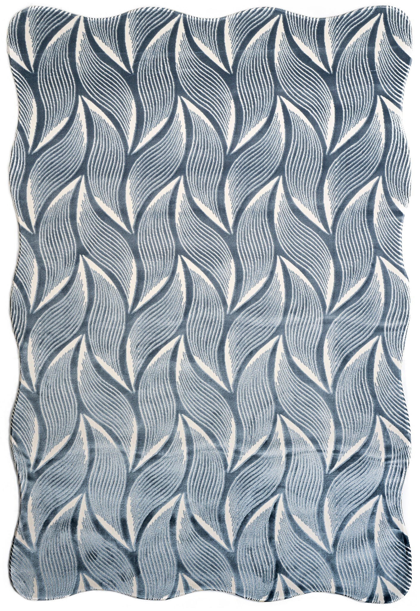 Rechteck Teppich Royal Nature in Blau von Hadorn™ - Lifestyle Image