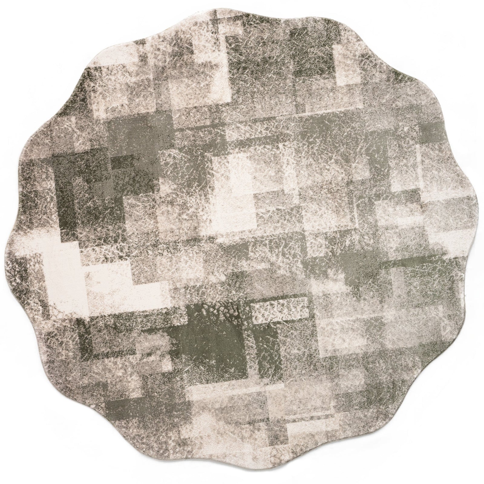 Rund Teppich Royal Shade in Creme von Hadorn™ - Lifestyle Image