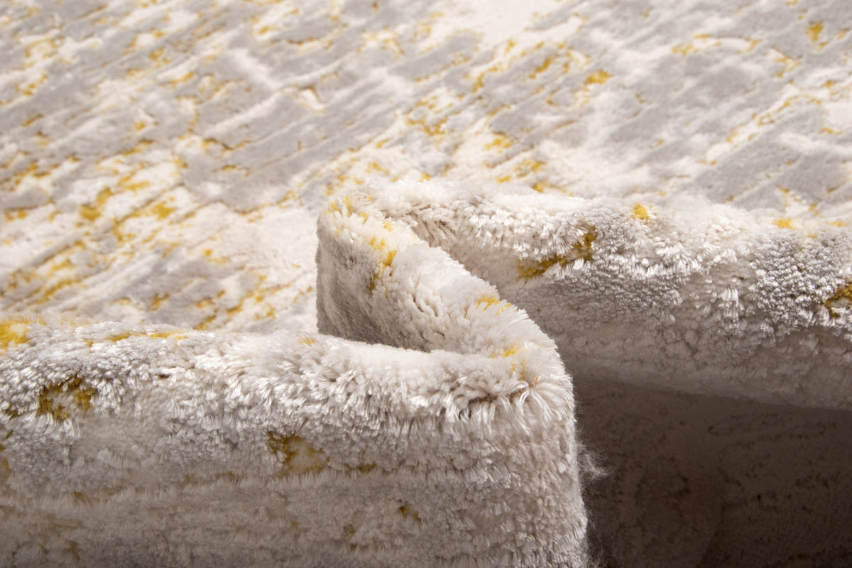 Rechteck Teppich Royal Gravel in Creme von Hadorn™ - Lifestyle Image