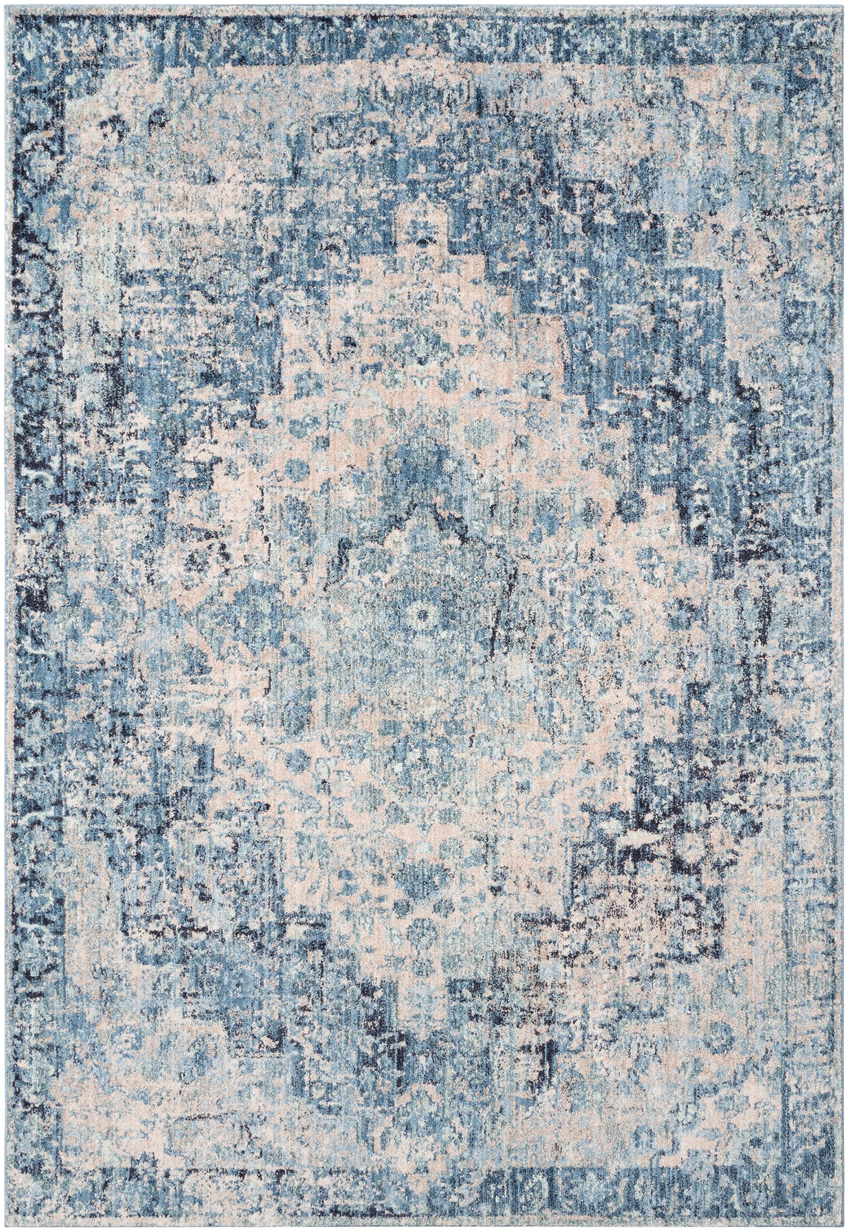 Rechteck Teppich Hadorn Limited Edition in Blau von Hadorn™ - Lifestyle Image