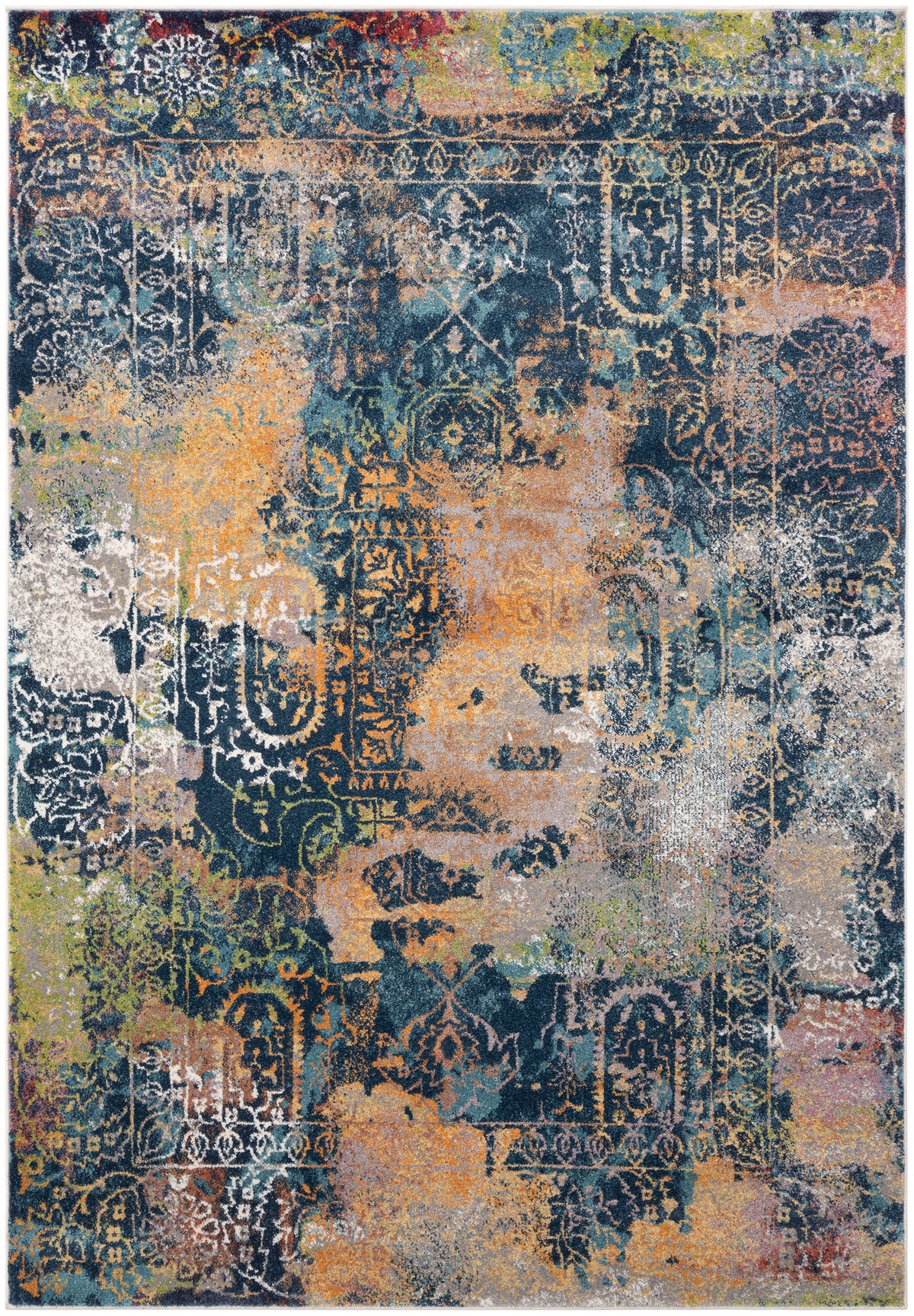 Rechteck Teppich Hadorn Limited Edition in Mehrfarbig von Hadorn™ - Lifestyle Image