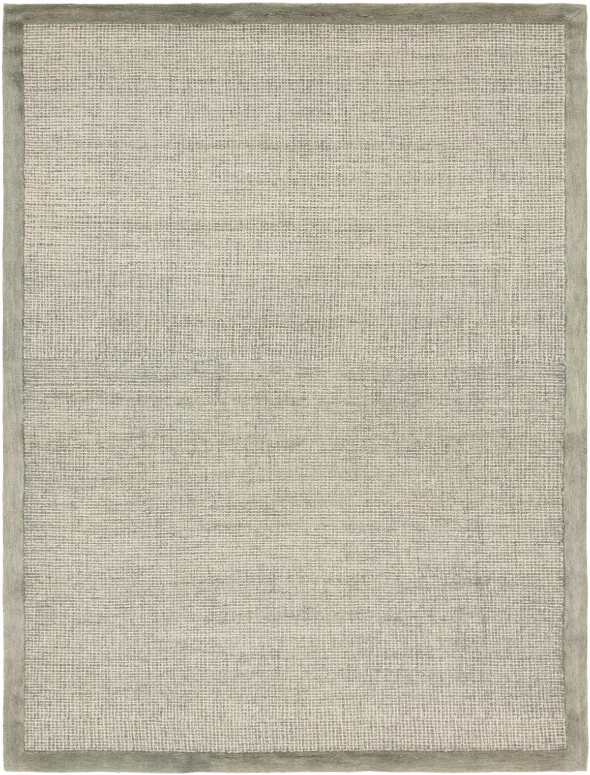 Wolle Teppich Luna in Olivgrün von Hadorn™ - Lifestyle Image