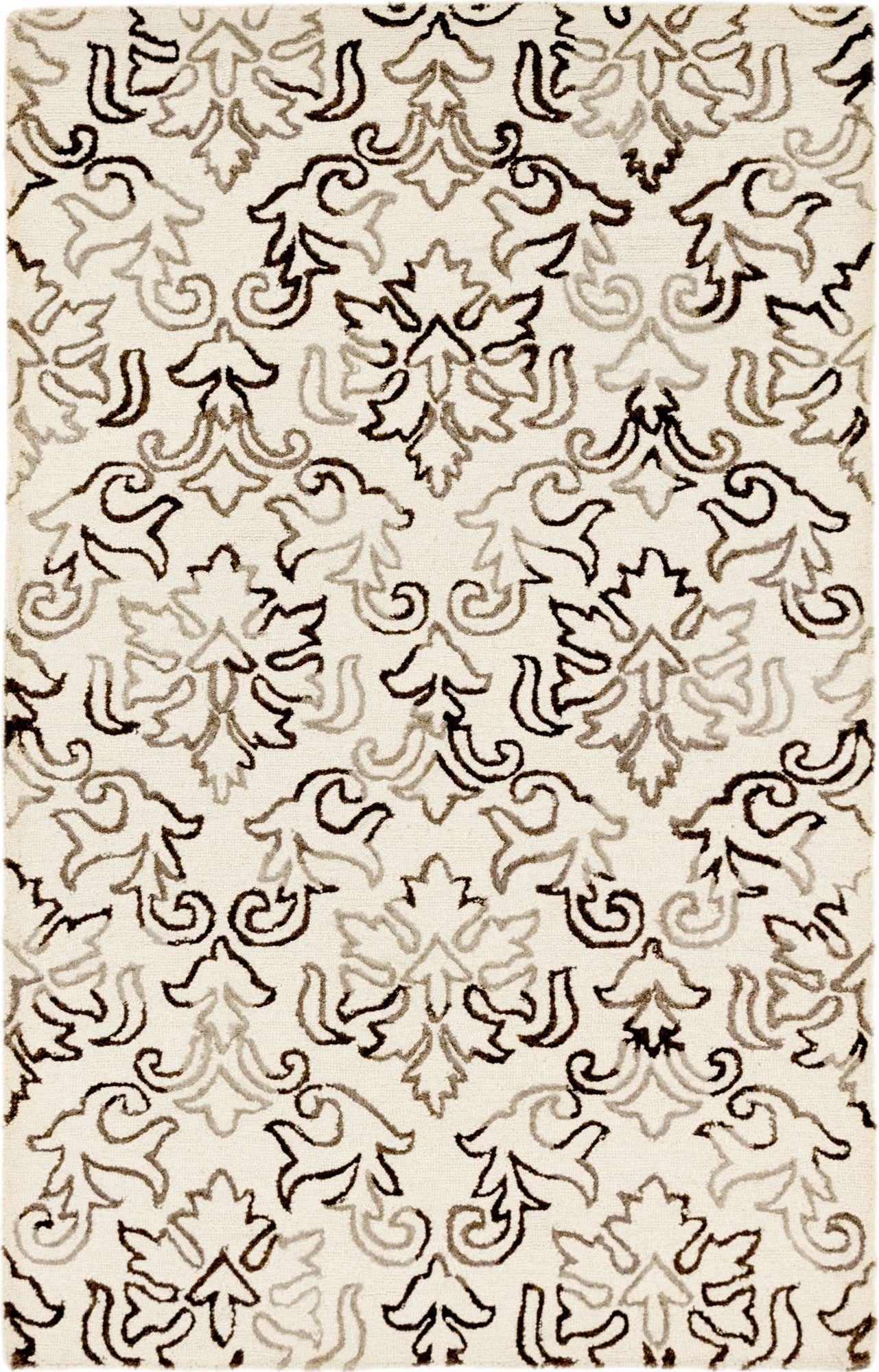 Wolle und Seide Teppich Luna in Beige von Hadorn™ - Lifestyle Image