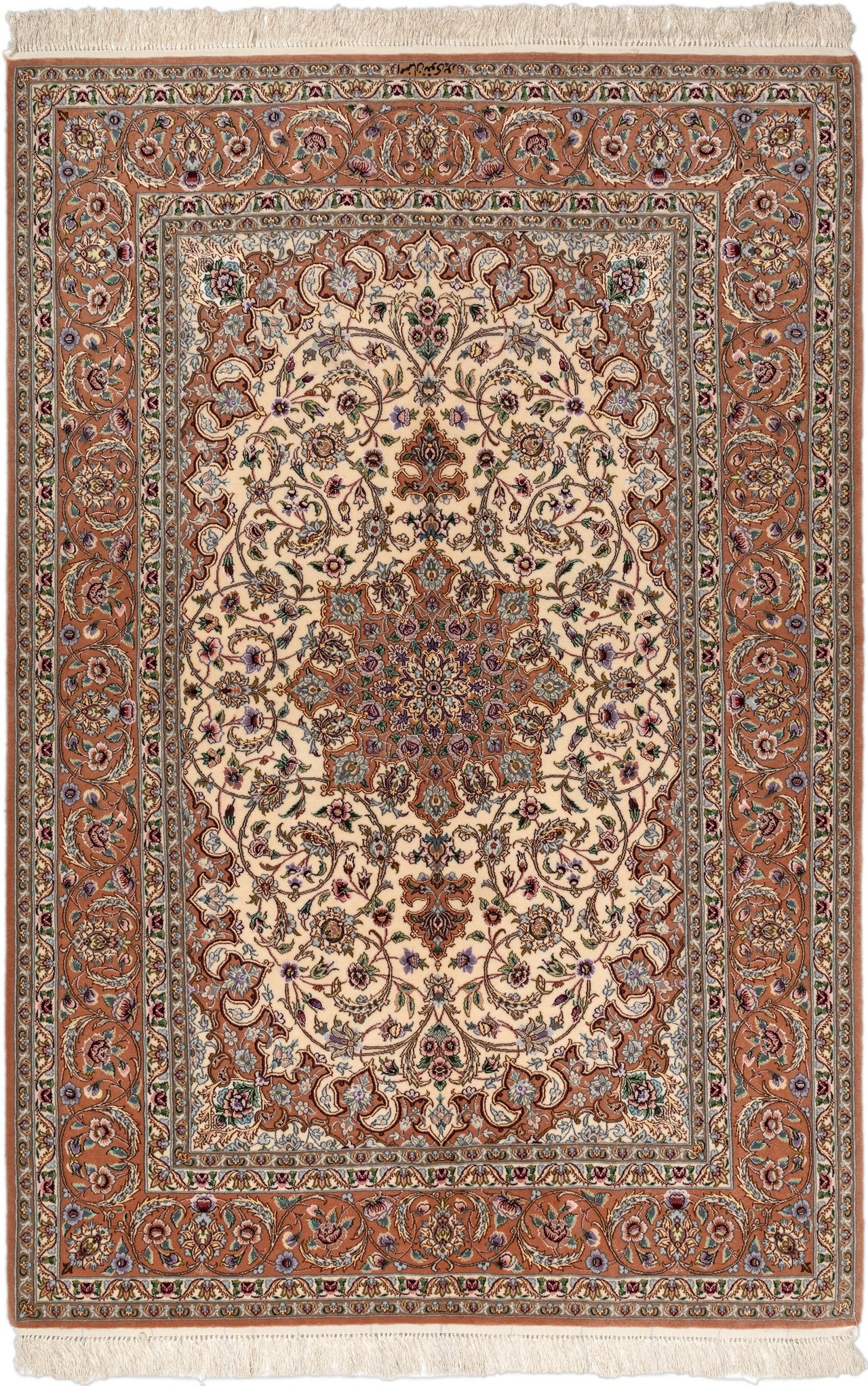145x218 Isfahan with Silk