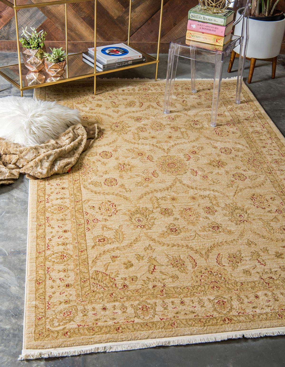 Rechteck Teppich Kensington in Creme von Hadorn™ - Lifestyle Image