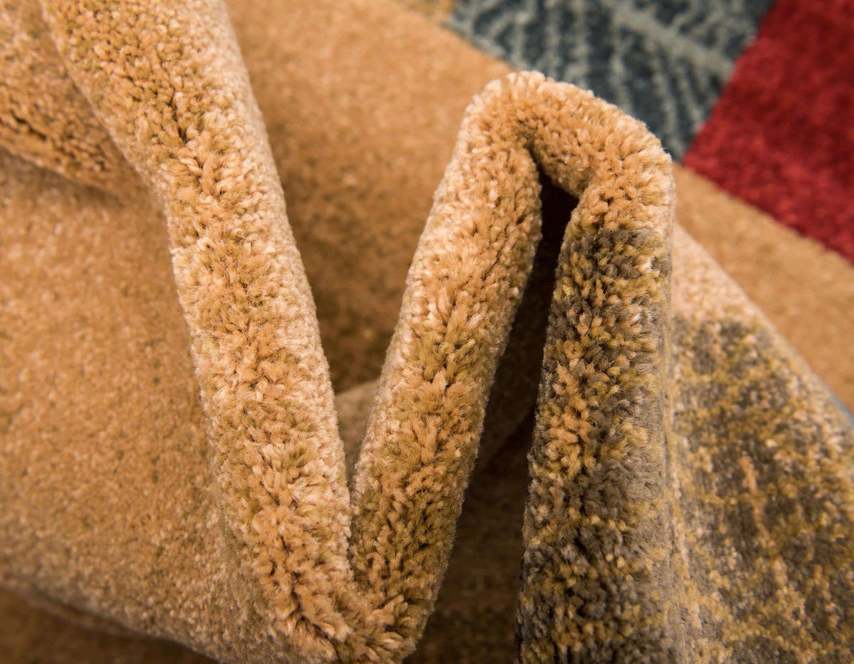 Rechteck Teppich Kashkuli Gabbeh in Beige von Hadorn™ - Lifestyle Image