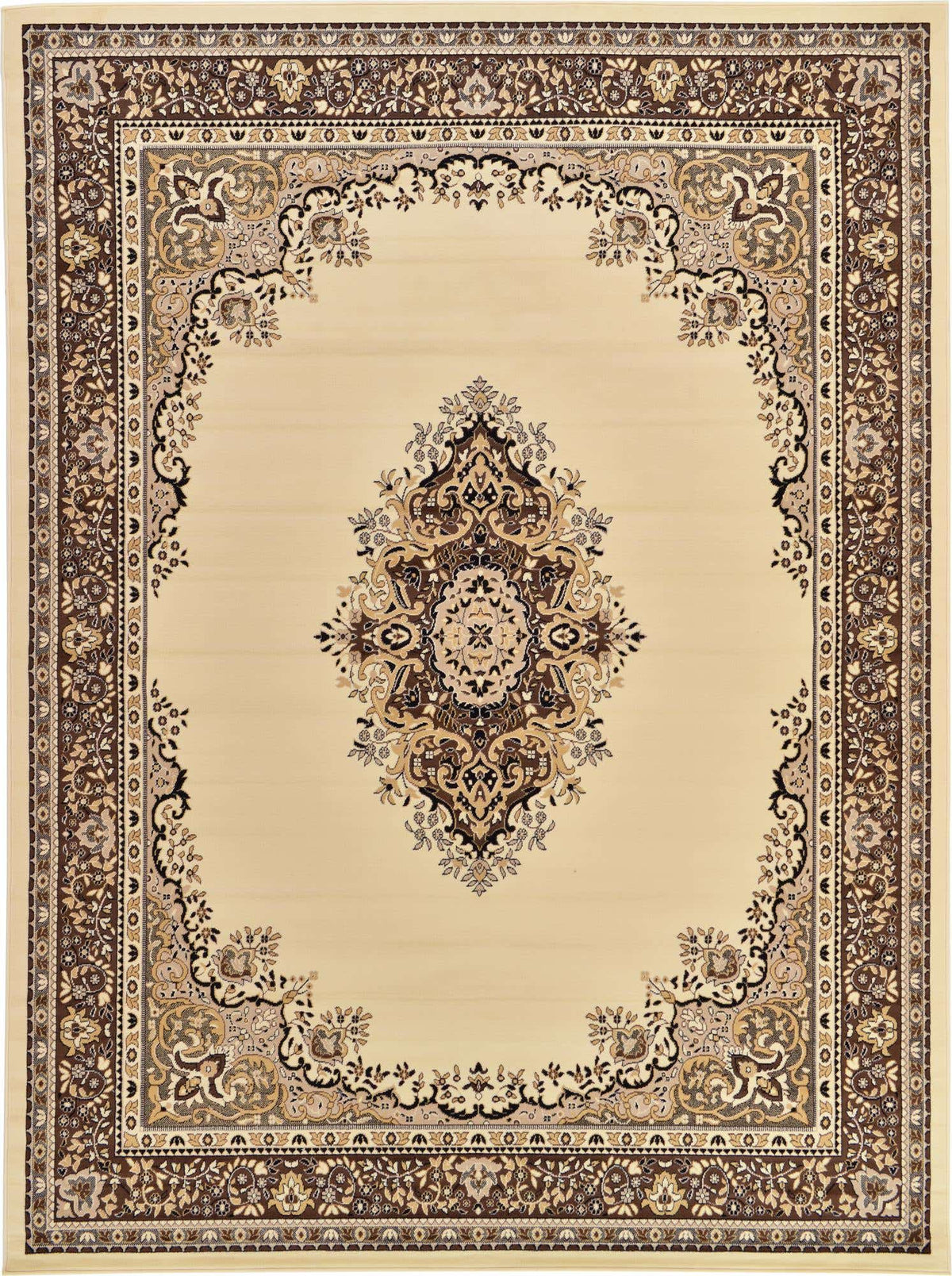 Rechteck Teppich Mashhad Design in Beige von Hadorn™ - Lifestyle Image