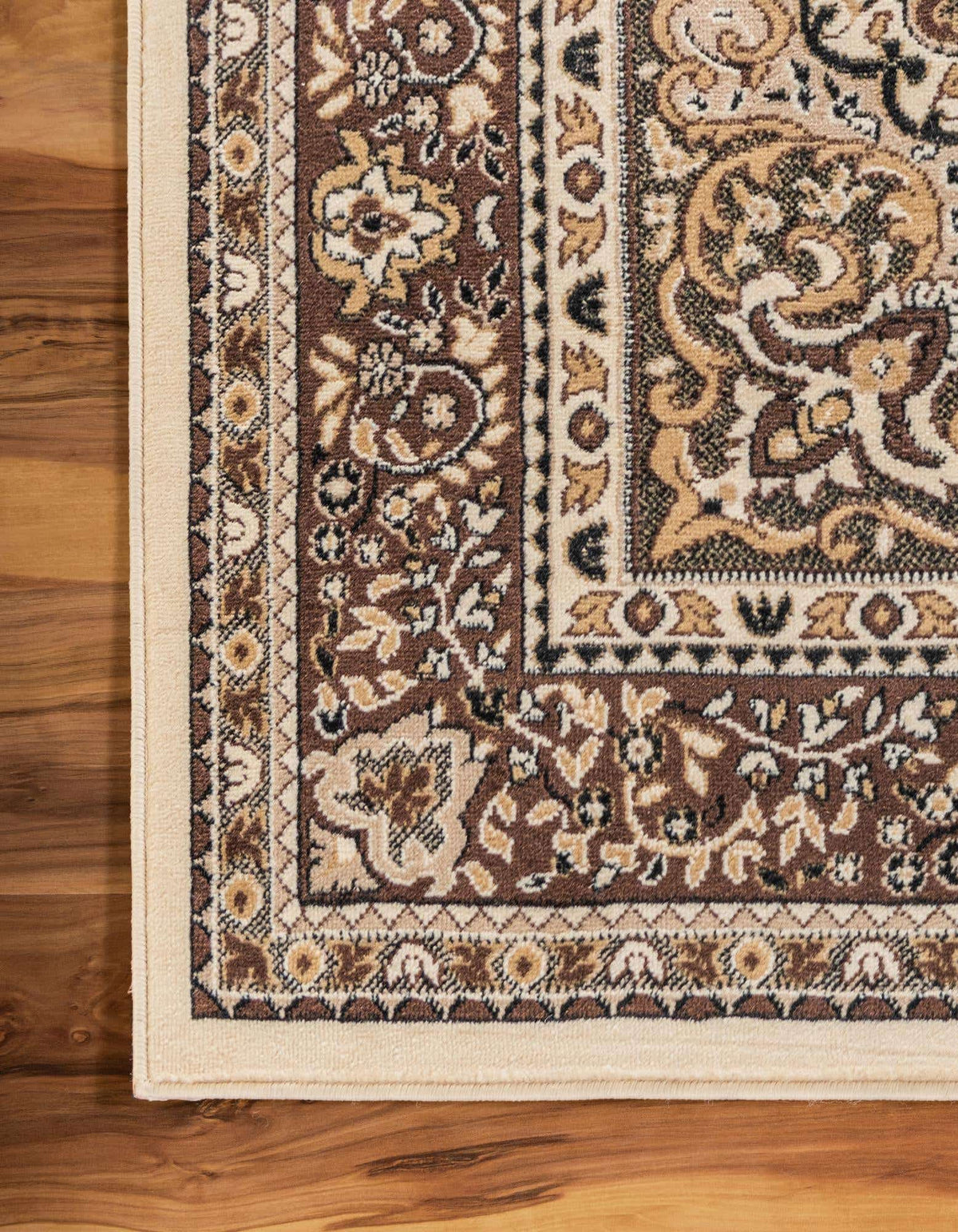 Rechteck Teppich Mashhad Design in Beige von Hadorn™ - Lifestyle Image