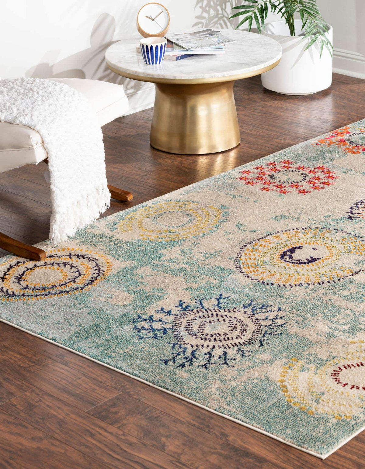 Rechteck Teppich Casablanca in Beige von Hadorn™ - Lifestyle Image