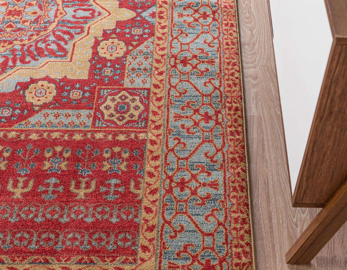 Rechteck Teppich Mamluk in Rot von Hadorn™ - Lifestyle Image