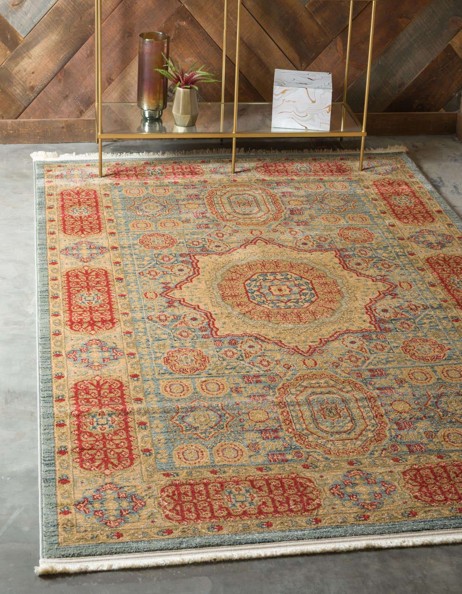 Rechteck Teppich Mamluk in Hellblau von Hadorn™ - Lifestyle Image