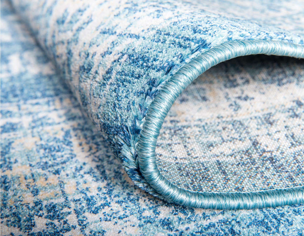 Rechteck Teppich Stockholm in Blau von Hadorn™ - Lifestyle Image