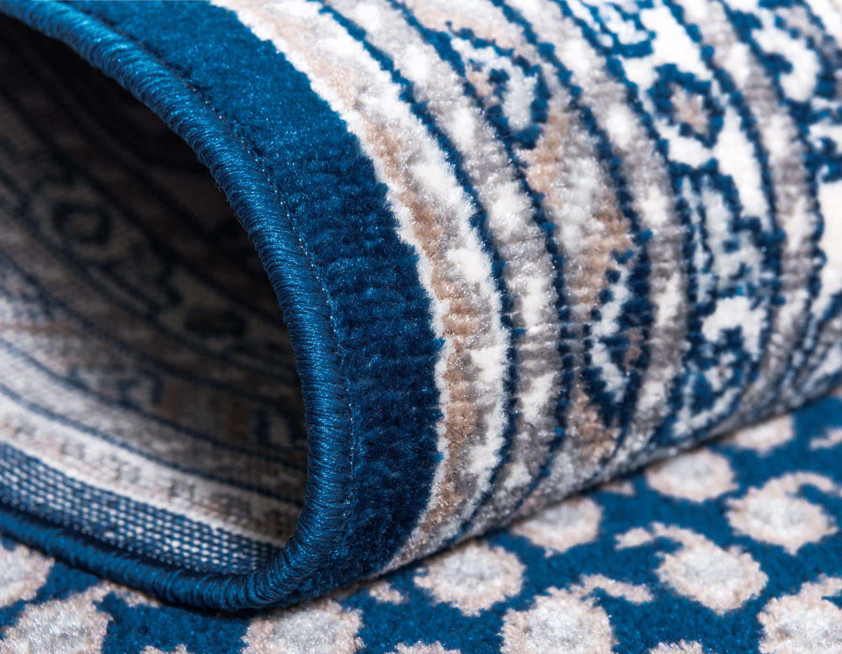 Rechteck Teppich Tribeca in Blau von Hadorn™ - Lifestyle Image