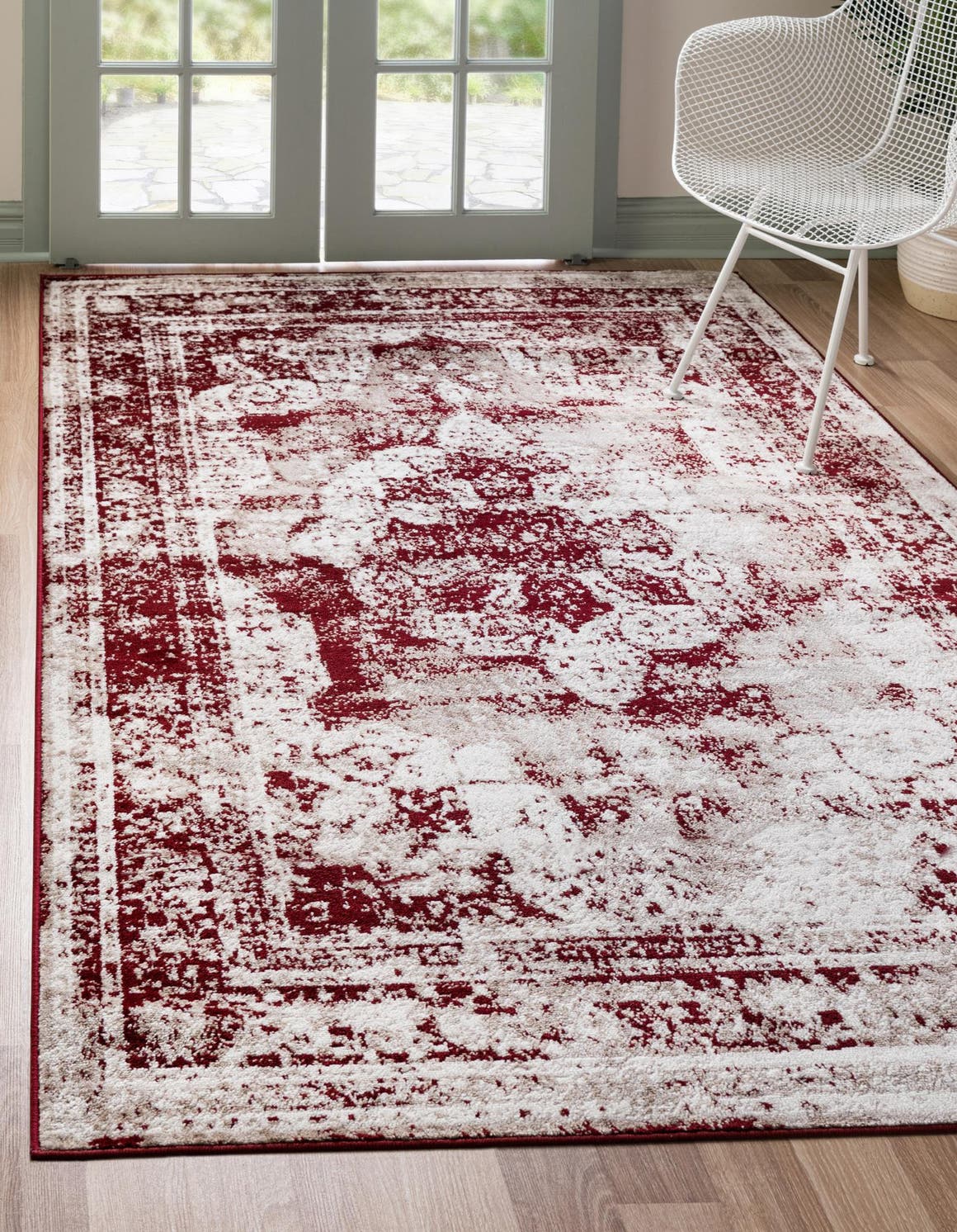 Rechteck Teppich Monaco in Rot von Hadorn™ - Lifestyle Image