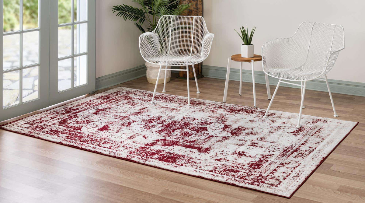 Rechteck Teppich Monaco in Rot von Hadorn™ - Lifestyle Image