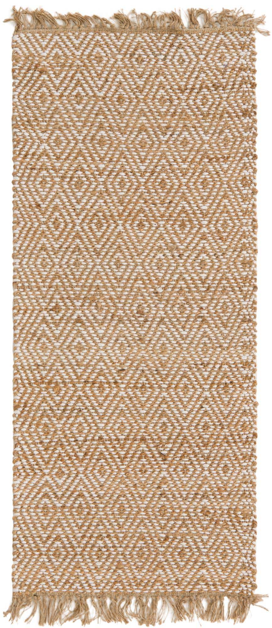 Läufer Teppich Braided Jute in Natürlich von Hadorn™ - Lifestyle Image