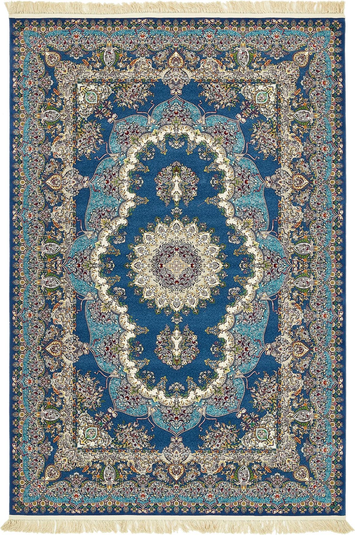 Rechteck Teppich Dynasty in Dunkelblau von Hadorn™ - Lifestyle Image